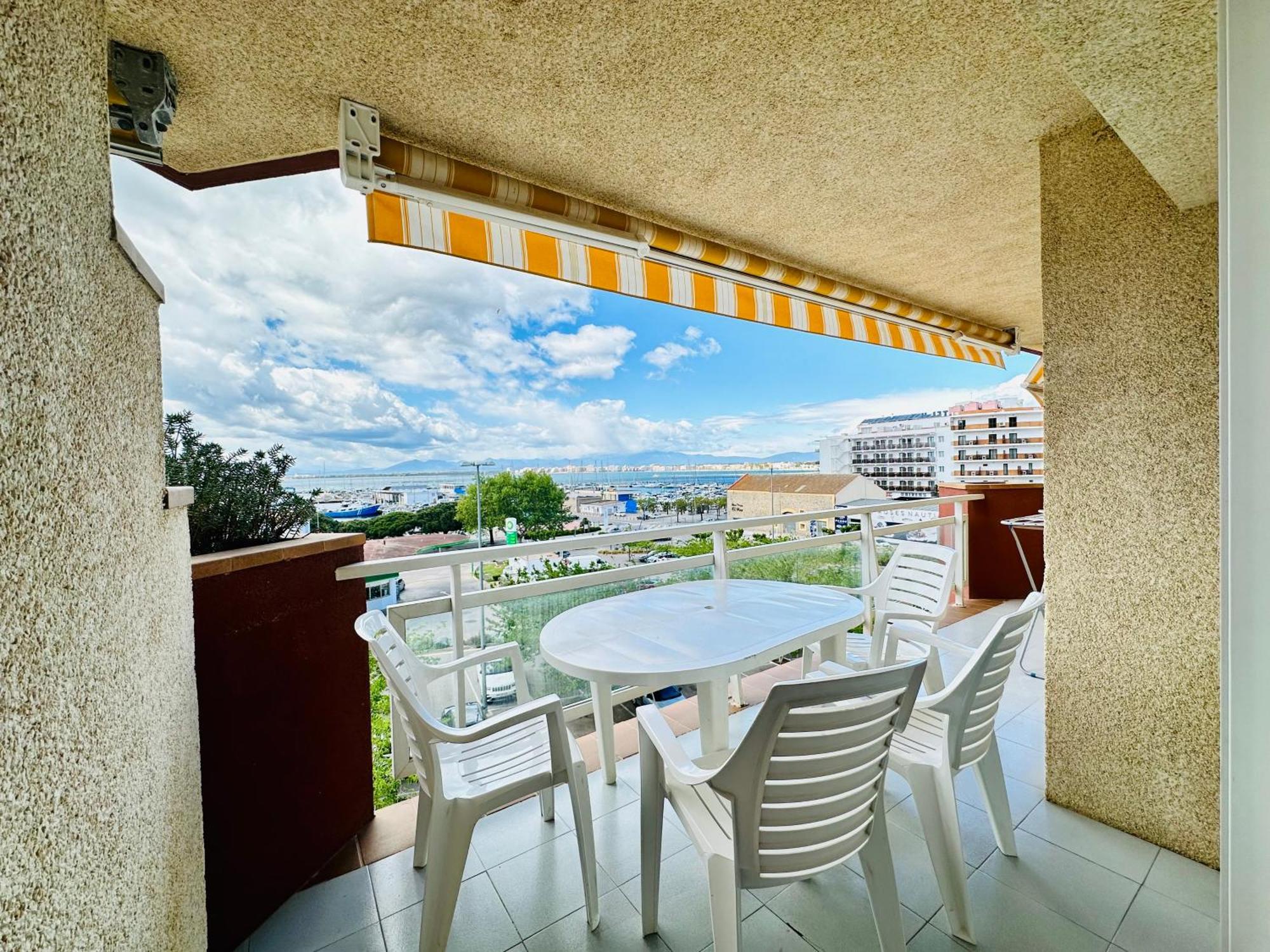 Roc Mar 3 3B - Apartamento Cerca Del Centro Y De La Playa - Terraza Con Vistas Al Mar Y Al Puerto Roses Exterior foto